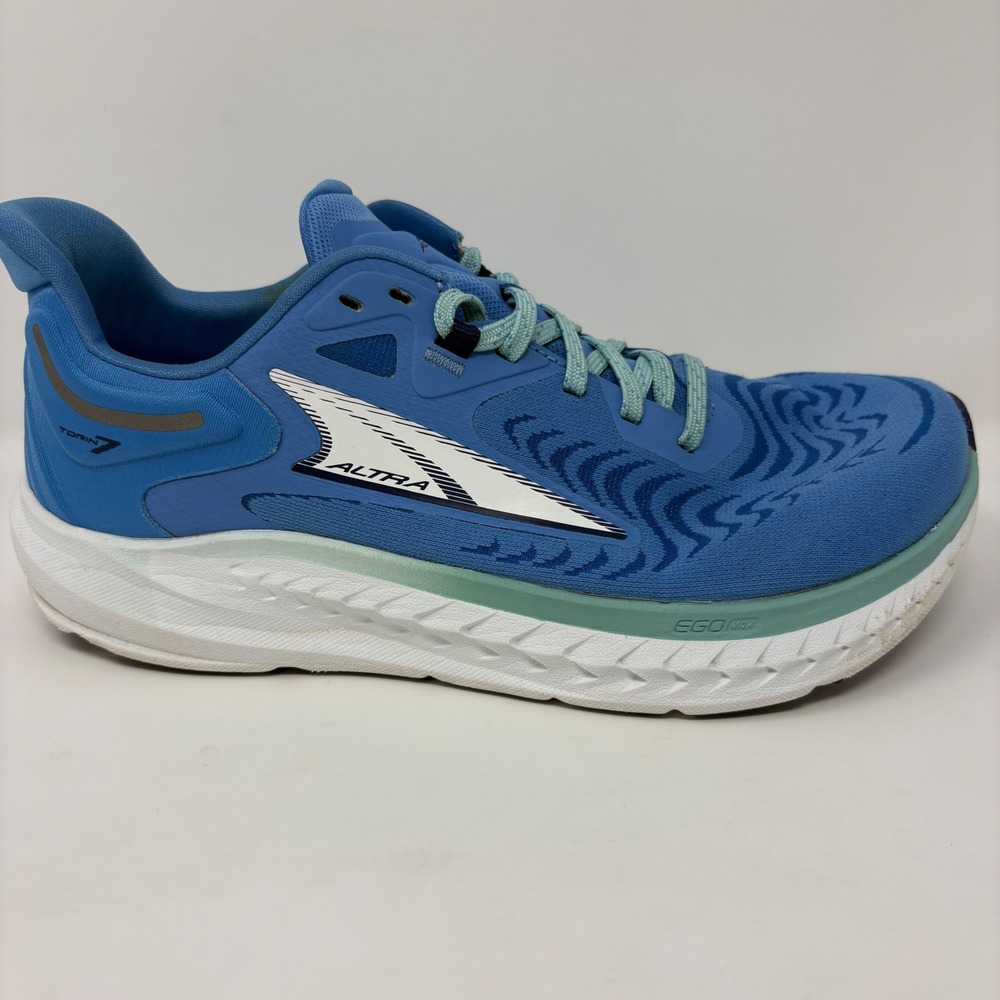 Altra Torin 7 Womens Size 8.5 Wide Blue White Athletic Running Shoes Sneakers